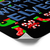 クリスマスは最も小妖精や小人家族と踊る可能性が高い ポスター (角)