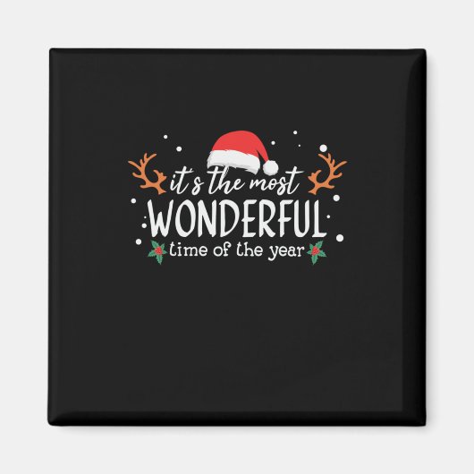 クリスマスは最も素晴らしい時間だ マグネット (正面)