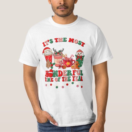 クリスマスは最も素晴らしい Tシャツ (正面)