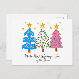 クリスマスは最高に素晴らしい時間だ ポストカード