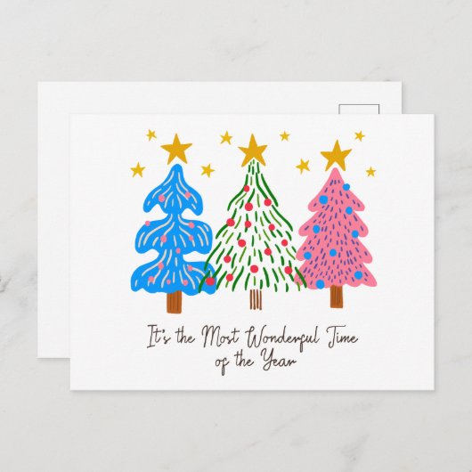 クリスマスは最高に素晴らしい時間だ ポストカード (正面/裏面)