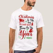 クリスマスは最高に素晴らしい Tシャツ (正面)