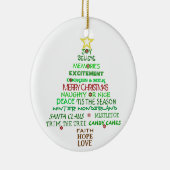 クリスマスは木のオーナメントを言い表わします セラミックオーナメント (右)