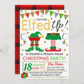 クリスマスは楽しもう招待状 招待状 (正面/裏面)