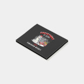 クリスマスは犬の方が好い |ハスキーのオーナーギフト ポストイット (アングル)