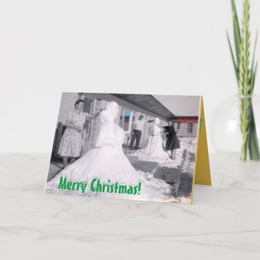 クリスマスは皆のおもしろいだ シーズンカード (正面)