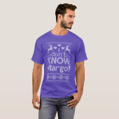 クリスマスは知らない マーゴ マーゴ ひどい おもしろい Tシャツ (正面フル)