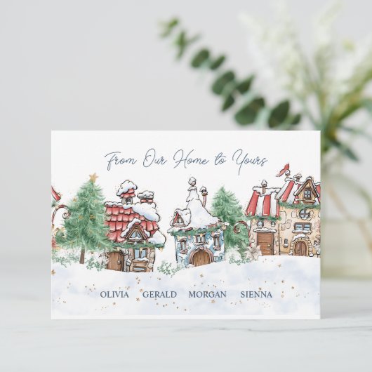 クリスマスは私たちの家からあなたの囲いカードに エンクロージャーカード (スタンド正面)