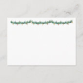 クリスマスは私たちの家からあなたの囲いカードに エンクロージャーカード (裏面)