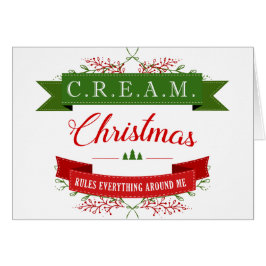 クリスマスは私のまわりですべてを支配します! カード