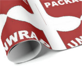 クリスマスは私のパッケージのクリスマスを開けます ラッピングペーパー (ロールコーナー)