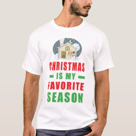 クリスマスは私の季節お気に入りのだ Tシャツ