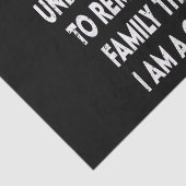 クリスマスは私の家族を思い出させる私はギフトおもしろい引用文 薄葉紙 (詳細)