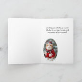 クリスマスは空中だ！ シーズンカード (内部)