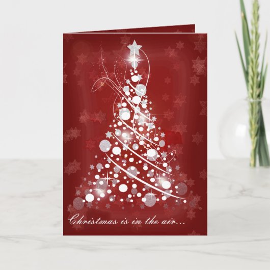 クリスマスは空気の中で… シーズンカード (正面)