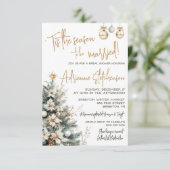 クリスマスは結婚の季節!ブライダルシャワー 招待状 (スタンド正面)