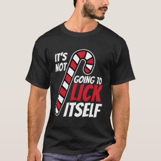 クリスマスは自分を舐めるつもりはないいけなCa Tシャツ