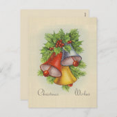 クリスマスは郵便はがきを望みます シーズンポストカード (正面/裏面)
