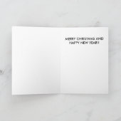 クリスマスは間近です シーズンカード (内部)