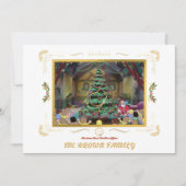 クリスマスは1年に一度のホリデーカード シーズンカード (正面)