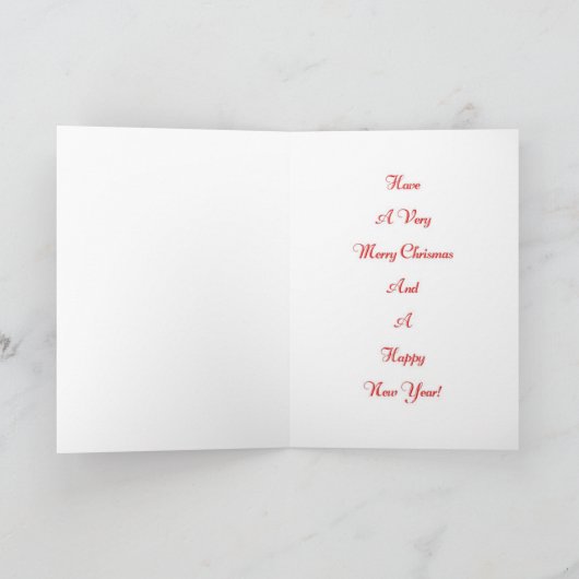 クリスマスは2004年を梳きます シーズンカード (内部)