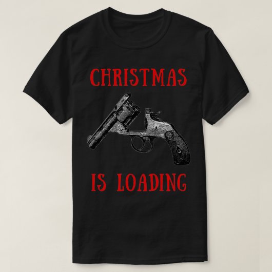 クリスマスは3をロードしている Tシャツ (デザイン正面)
