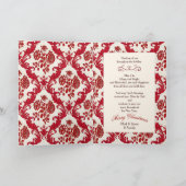 クリスマスは(お母さん及びパパ)リボンを育てます シーズンカード (内部)