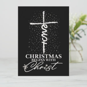 クリスマスは、キリスト・イエスの十字架から始まるクリスチャン シーズンカード