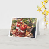 クリスマスは「思い出」を作る時だ カード (黄色い花)