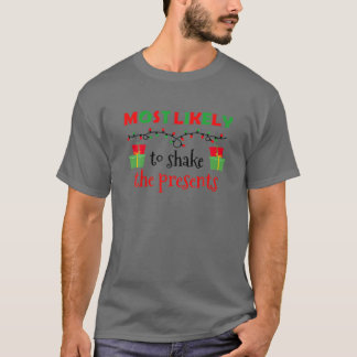 クリスマスは、恐らくプレゼントを揺るがすクリスマス Tシャツ