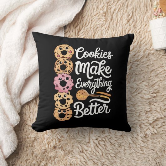 クリスマスはCookieでおもしろい済む クッション (ブランケット)