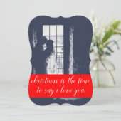 クリスマスはI愛を言う時期写真カードです シーズンカード (スタンド正面)