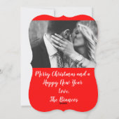 クリスマスはI愛を言う時期写真カードです シーズンカード (裏面)