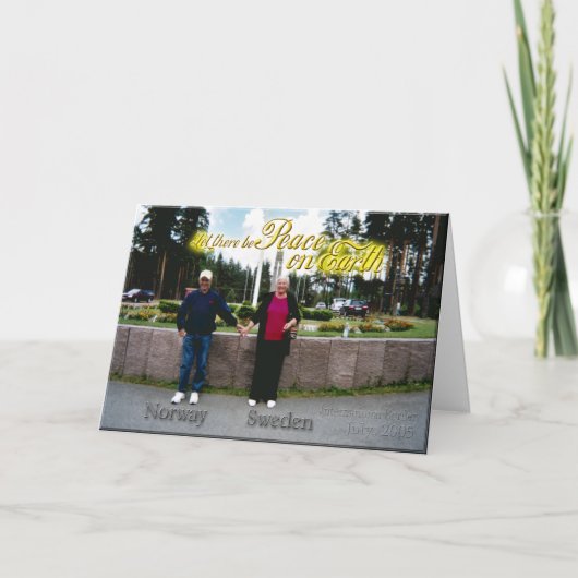 クリスマスはW及びMと移動します シーズンカード (正面)