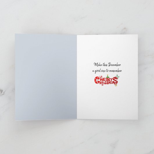 クリスマスひげコリースノーエンジェル シーズンカード (内部)