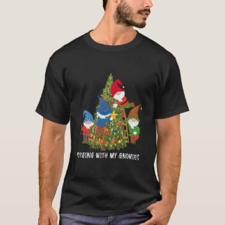 クリスマスぶら下がった格言と私のグノーミーおもしろいツリー Tシャツ
