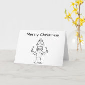 *クリスマスへお出で下さい***ドクターへ***お気に入りの**** カード (黄色い花)