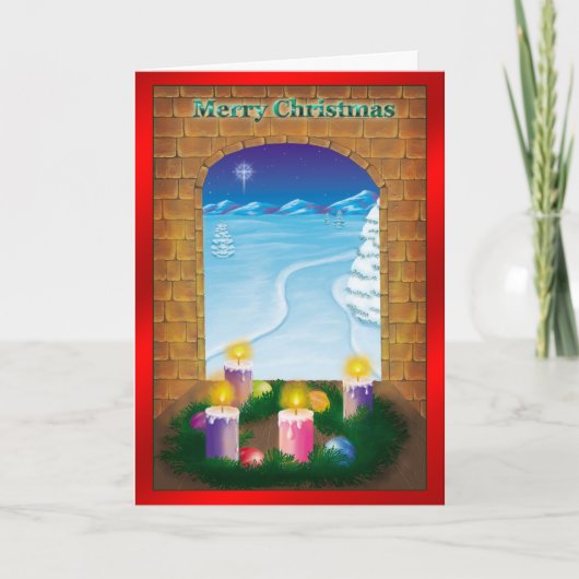 クリスマスへの戸口 シーズンカード (正面)