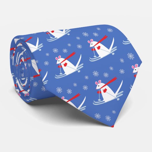 クリスマスまたはアプリスキーパーティースキーマウス ネクタイ (ロール)