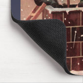 クリスマスまたはバスト、男の子の煙突のスイープアンティーク写真 マウスパッド (コーナー)