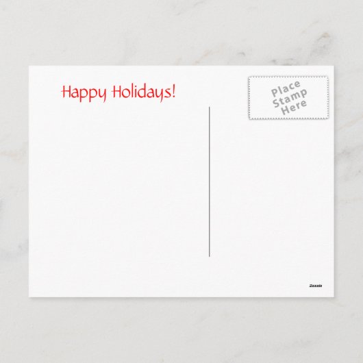 クリスマスまたは休日の引用文の郵便はがき シーズンポストカード (裏面)