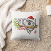 クリスマスまつるでクリスマスまでのまわりにのコアラ クッション (ブランケット)