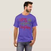 クリスマスまでの日数 クリスマスギフト フレンド Tシャツ (正面フル)