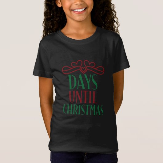クリスマスまでの日 Tシャツ (正面)