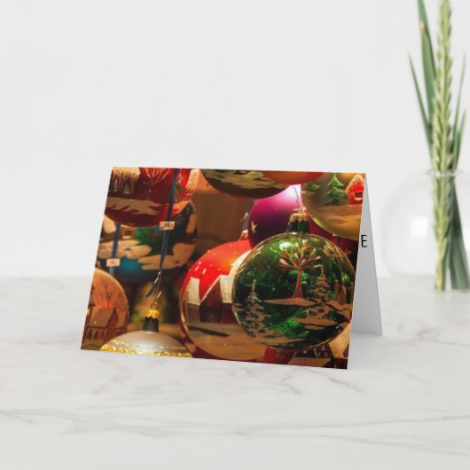 クリスマスまでの考え年の時間 シーズンカード (正面)