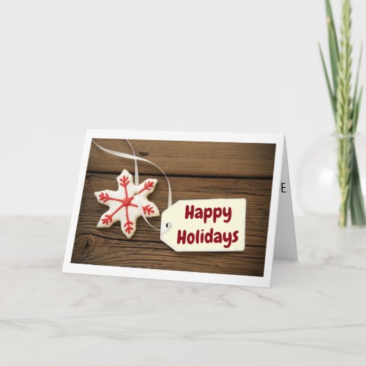 クリスマスまでの考え年の時間 シーズンカード (正面)