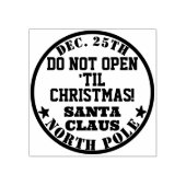 クリスマスまでサンタズが開かない ラバースタンプ (インプリント)
