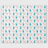 クリスマスまで開かないおもしろい ラッピングペーパー (フラット)