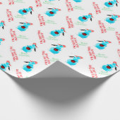 クリスマスまで開かないおもしろい ラッピングペーパー (角)