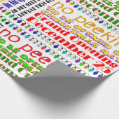 クリスマスまで開かないで! ラッピングペーパー (角)